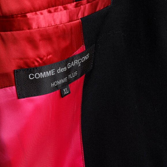 Comme Des Garcons Homme Plus 2017 Black Blazer Multi-Colour Lining - Picture 15 of 16